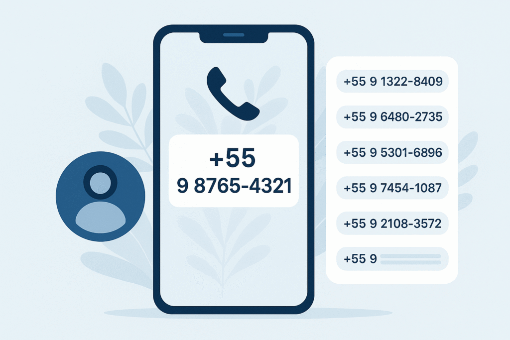 Gerador de número de celular 
